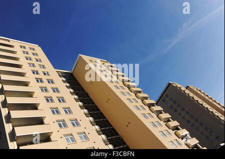 Typische Brighton und Hove City Council Wohnblocks in Kemptown Bereich Sussex UK Stockfoto