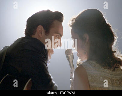 WALK THE LINE 2005 Film mit Reese Witherspoon und Joaquin Phoenix Stockfoto