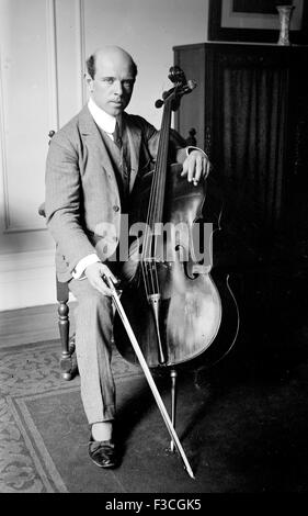 PABLO CASALS (1876-1973) spanische Cellist im Jahre 1917. Foto-Baines News-Service Stockfoto