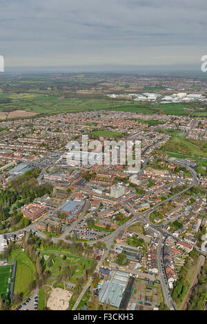 Luftaufnahme des Bedworth, Warwickshire Stockfoto