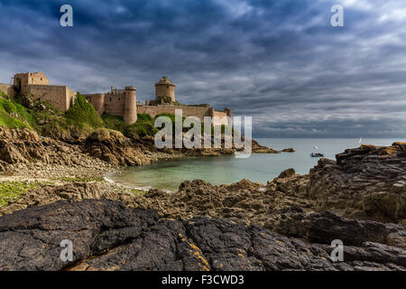 Schloss Museum Fort la Latte Plévenon Côtes-d ' Armor Kap Frehel französische Bretagne Frankreich Europa Stockfoto
