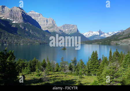 Glacier-Nationalpark in Montana Stockfoto