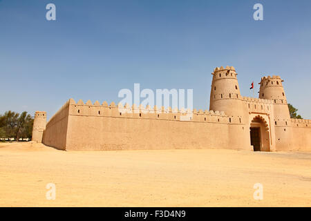 Berühmte Jahili Fort in Al Ain Oase, Vereinigte Arabische Emirate Stockfoto