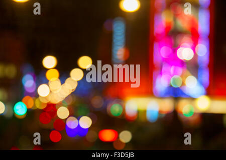 Nachtlichter von der Londoner city Stockfoto