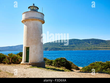 Wachturm am Porto Conte, Sardinien Stockfoto