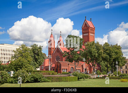 Katholische Kapelle St. Simon und St. Elena. Minsk. Belarus. Stockfoto