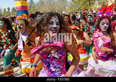Purim-Karneval in Israel Stockfoto