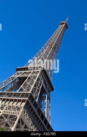 Eiffelturm - eines der wichtigsten Symbole von Paris Stockfoto