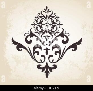 Dieses Bild ist eine Vektordatei, die ein Vintage Vector dekorative Ornament. Stock Vektor
