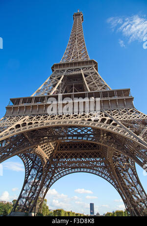 Eiffelturm - eines der wichtigsten Symbole von Paris Stockfoto