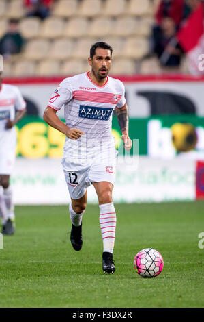 Modena, Italien. 3. Oktober 2015. Marco Borriello (Carpi) Fußball: Italienische "Serie A" match zwischen Carpi FC 2: 1-Torino FC im Stadio Alberto Braglia, in Modena, Italien. © Maurizio Borsari/AFLO/Alamy Live-Nachrichten Stockfoto