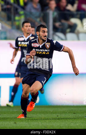 Modena, Italien. 3. Oktober 2015. Davide Zappacosta (Torino) / Fußball: Italienische "Serie A" match zwischen Carpi FC 2: 1-Torino FC im Stadio Alberto Braglia, in Modena, Italien. © Maurizio Borsari/AFLO/Alamy Live-Nachrichten Stockfoto