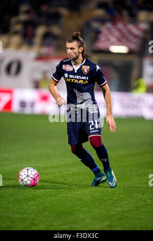 Modena, Italien. 3. Oktober 2015. Gaston Silva (Torino) / Fußball: Italienische "Serie A" match zwischen Carpi FC 2: 1-Torino FC im Stadio Alberto Braglia, in Modena, Italien. © Maurizio Borsari/AFLO/Alamy Live-Nachrichten Stockfoto