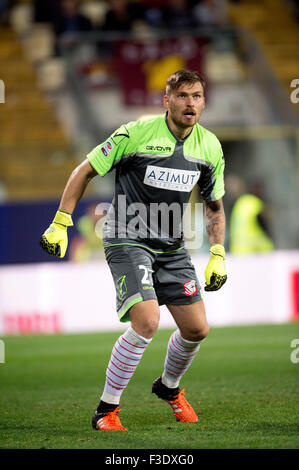 Vid Belec (Carpi), 3. Oktober 2015 - Fußball / Fußball: italienische "Serie A" match zwischen Carpi FC 2: 1-Torino FC im Stadio Alberto Braglia, in Modena, Italien. (Foto von Maurizio Borsari/AFLO) Stockfoto