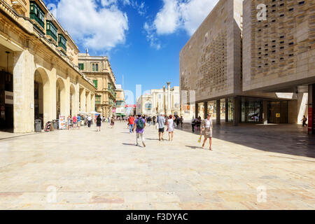 City Gate Freiheitsplatz Valletta Stockfoto