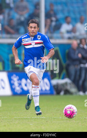 Eder (Sampdoria), 4. Oktober 2015 - Fußball / Fußball: italienische "Serie A" match zwischen UC Sampdoria 1: 1-Inter Mailand im Stadio Luigi Ferraris in Genua, Italien. (Foto von Maurizio Borsari/AFLO) Stockfoto