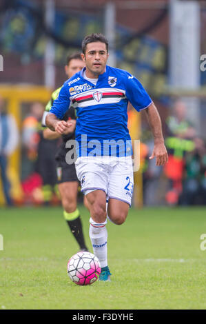 Eder (Sampdoria), 4. Oktober 2015 - Fußball / Fußball: italienische "Serie A" match zwischen UC Sampdoria 1: 1-Inter Mailand im Stadio Luigi Ferraris in Genua, Italien. (Foto von Maurizio Borsari/AFLO) Stockfoto