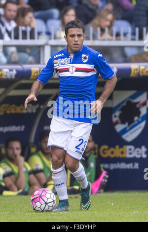 Eder (Sampdoria), 4. Oktober 2015 - Fußball / Fußball: italienische "Serie A" match zwischen UC Sampdoria 1: 1-Inter Mailand im Stadio Luigi Ferraris in Genua, Italien. (Foto von Maurizio Borsari/AFLO) Stockfoto