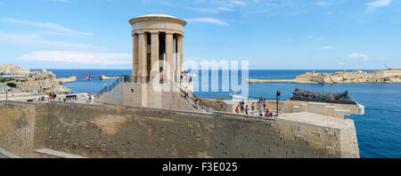 Belagerung Bell Kriegerdenkmal, Valletta Stockfoto