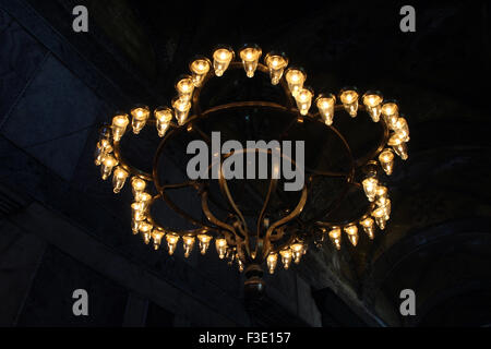Inneren Hagia Sophia, Istanbul, Türkei Stockfoto