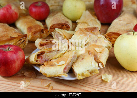 Apfelstrudel Stockfoto