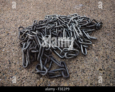 alte Kette Stockfoto