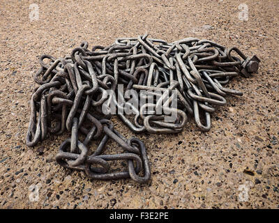 alte Kette Stockfoto