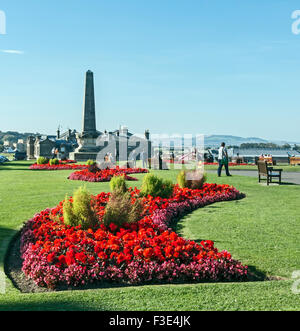 Denkmal für protestantische Märtyrer verbrannt während des siebzehnten Jahrhunderts durch einen Brand wegen ihres Glaubens in St. Andrews Fife Schottland Stockfoto