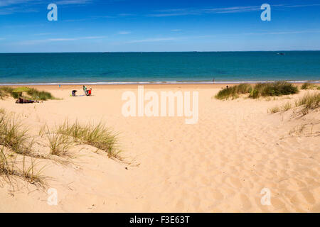 Saint Georges d'Oleron Saumonards Strand Insel d'Oléron Poitou-Charentes Charente Maritime France Europe Stockfoto