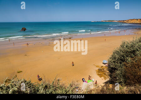 Fuente del Gallo Strand Conil De La Frontera Cadiz Andalusien Spanien Stockfoto