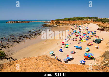 Cala del Aceite Strand Cadiz Andalusien Spanien Stockfoto