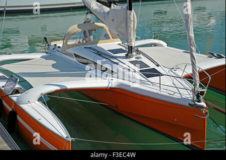 Grand Pavois Int Bootsmesse in La Rochelle Frankreich Stockfoto