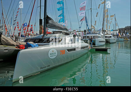 Grand Pavois Int Bootsmesse in La Rochelle Frankreich Stockfoto