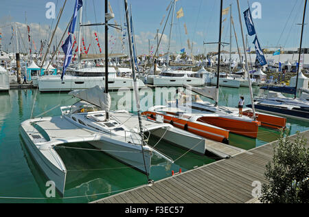 Grand Pavois Int Bootsmesse in La Rochelle Frankreich Stockfoto