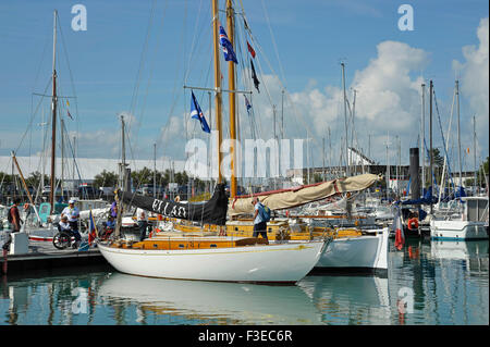 Grand Pavois Internationale Bootsmesse in La Rochelle Frankreich. Stockfoto