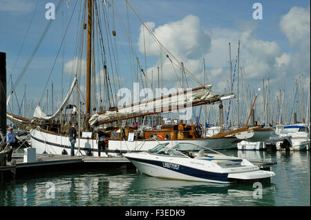 Grand Pavois Internationale Bootsmesse in La Rochelle Frankreich. Stockfoto