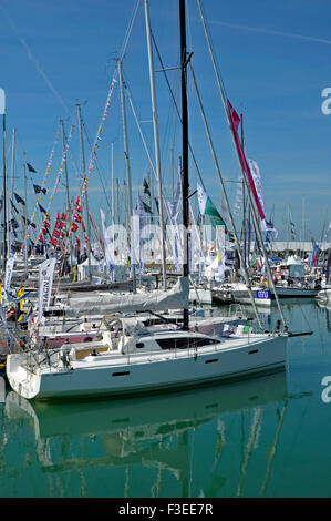 Grand Pavois Internationale Bootsmesse in La Rochelle Frankreich Stockfoto