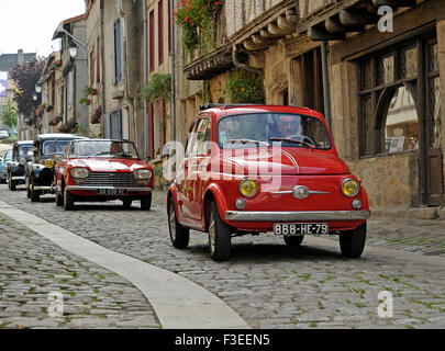 Italienische Oldtimer Fiat 500 Stockfoto