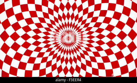 Kaleidoskopische und hypnotische Hintergrund Stockfoto