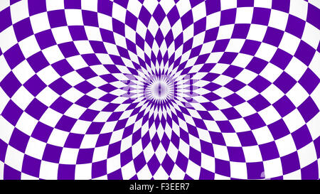 Kaleidoskopische und hypnotische Hintergrund Stockfoto