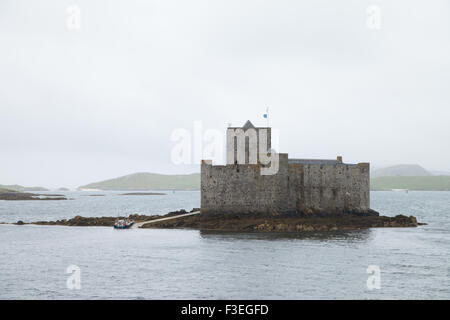 Die mittelalterlichen Kisimul Castle Isle von Barra äußeren Hebriden Scotland UK Stockfoto