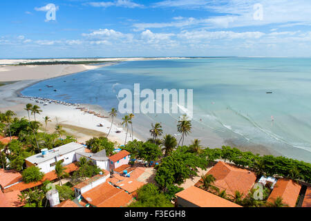 Jericoacoara Stadt und Strand in Ceara, Brasilien Stockfoto