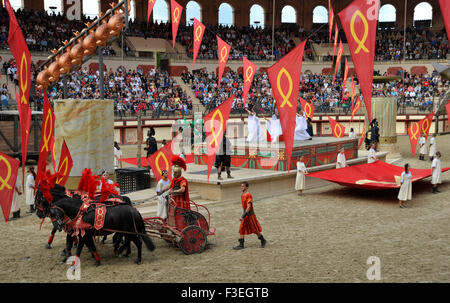 Themenpark Puy du Fou Frankreich Stockfoto