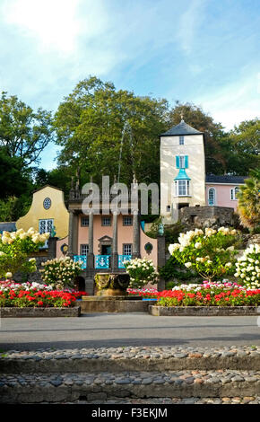 Blick auf Hafen Meirion Dorf Gwynedd Nord Wales Großbritannien Großbritannien Europa Stockfoto