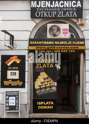 Goldmarkt in Zagreb Stockfoto