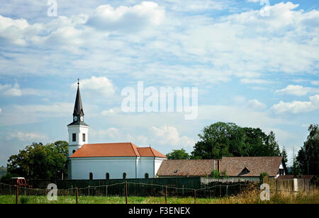 Alte Kirche in Siebenbürgen, Rumänien. Stockfoto