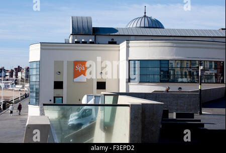 Das Spa und der Südstrand, Bridlington, East Yorkshire, England, UK. Stockfoto