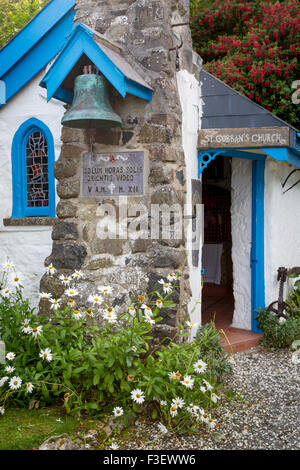 Kleine St. Gobban Kirche in Portbraddan, County Antrim, Nordirland, Vereinigtes Königreich Stockfoto