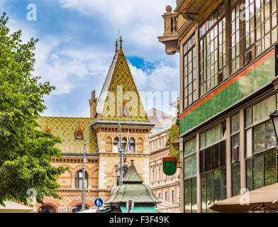 Zentrale Markthalle in Budapest, Ungarn Stockfoto
