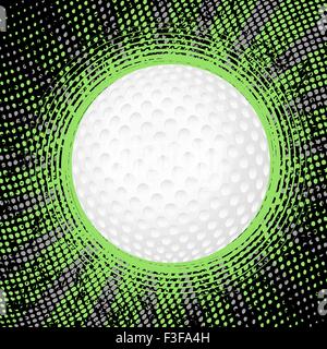 Abstract Grunge-Golf-Hintergrund. Vektor-Illustration. Stock Vektor